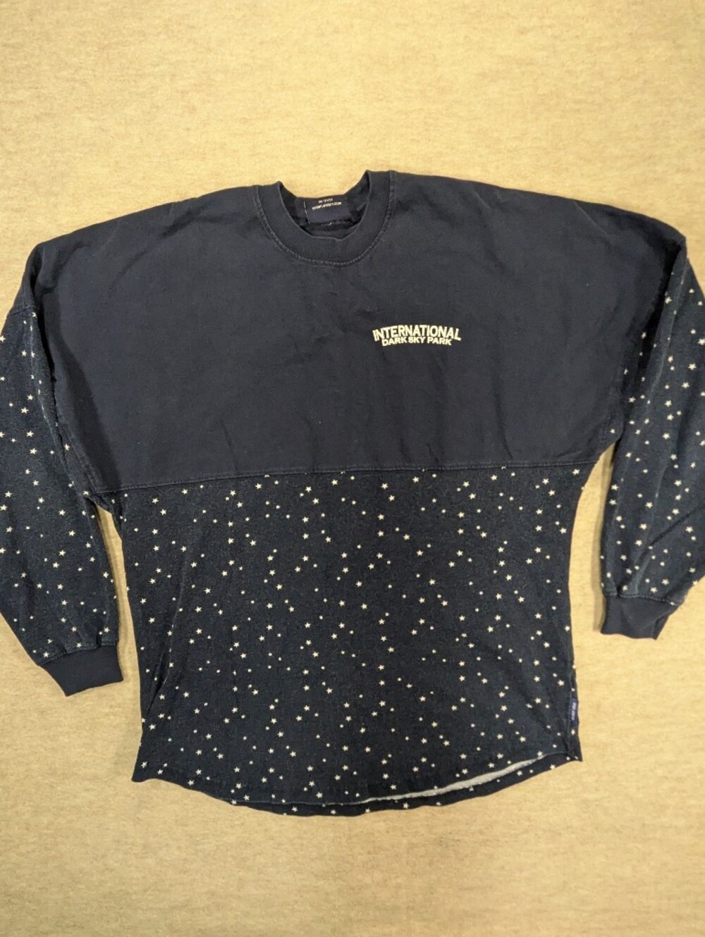 Vintage 90s Star Gazer Grand Canyon National Park Dark Sky Navy Long Sleeve T, M - Picture 3 of 12